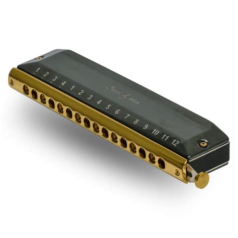 16 hole chromatic harmonica